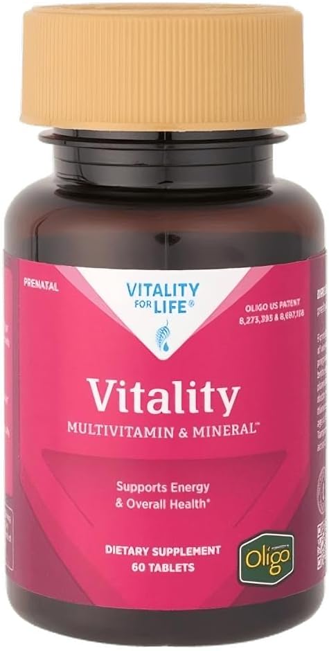 Melaleuca Multivitamin &amp Mineral Supplement for Prenatal (Women) Powered by Oligo (60 Tablets) — Supports Energy &amp Overall Health