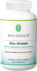 Zinc Orotate - Bioavailable Chelated Mineral Supplement - 20mg per Capsule- Supports Immune &amp Metabolic Health - Vegan Friendly - 120 Capsules