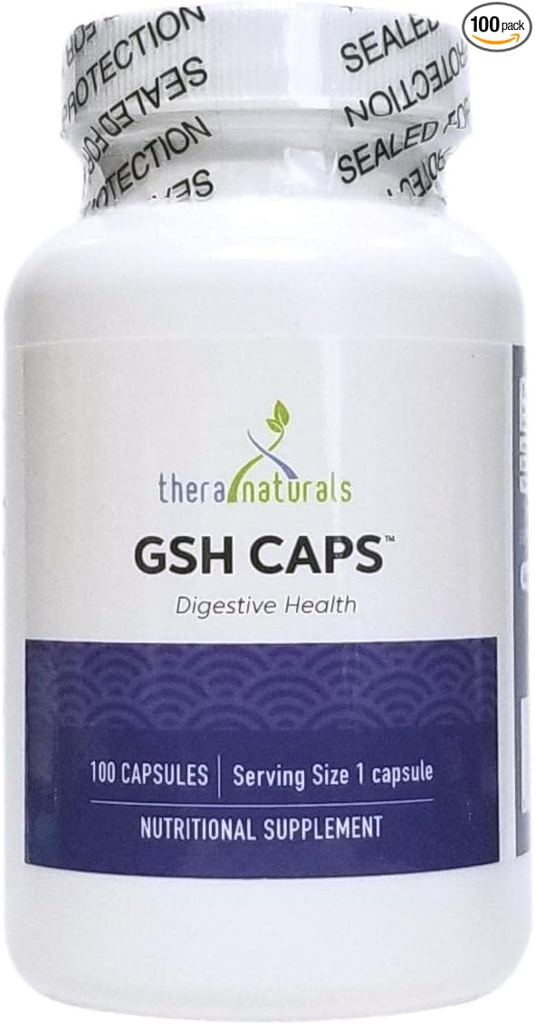 GSH CAPS - Digestive Health - GLUTATHIONE - 100 Capsules