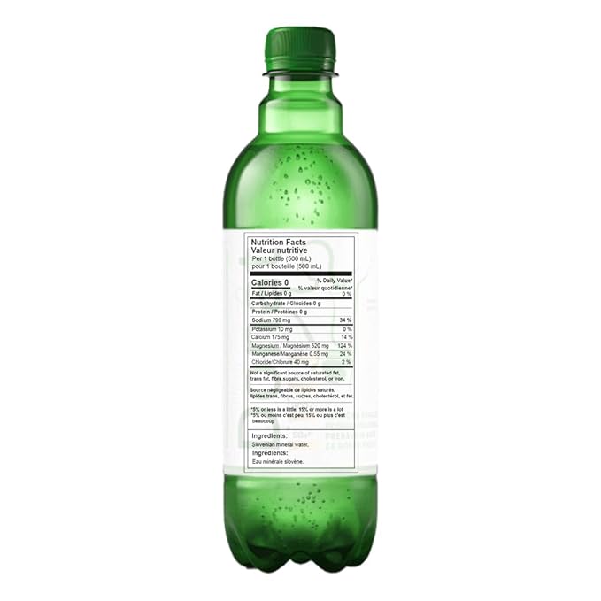 Natural Magnesium Water - 500mg Magnesium in 500ml ''Donat Mg'' Bulk Pack 12x05L