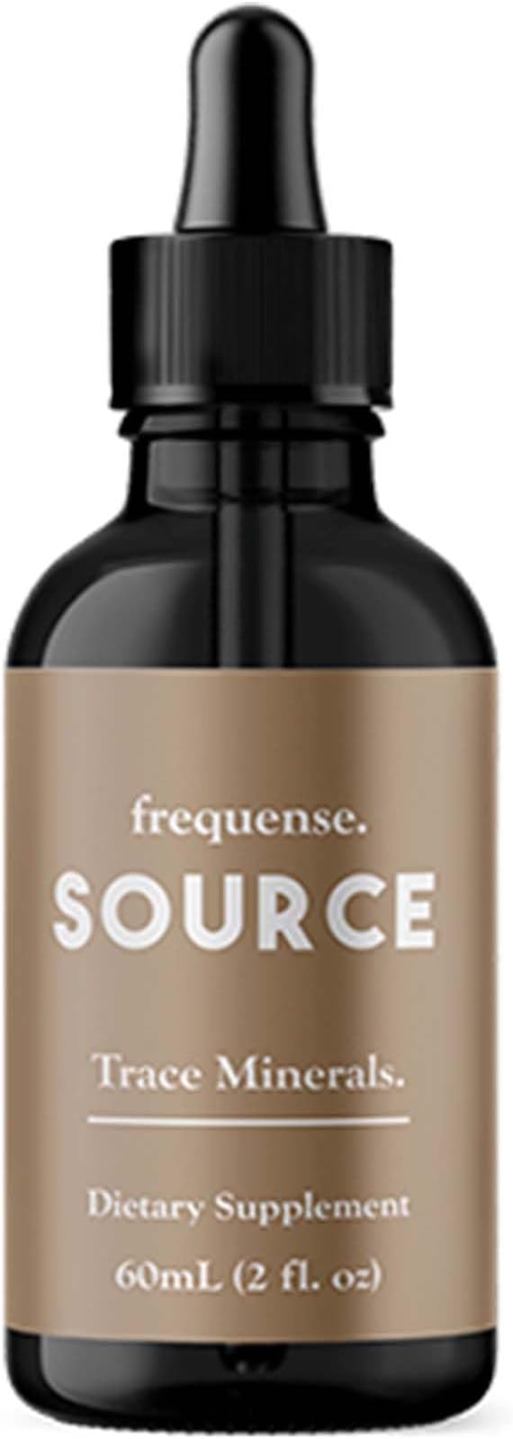 FREQUENSE - Source Trace Minerals - Fulvic Mineral Powder for Bone Health Nutrient Absorption Skin Support Gut Health &amp Electrolytes - 60 ml