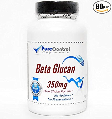 Beta Glucan 350mg // 90 Capsules // Pure // by PureControl Supplements