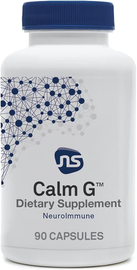 Neuroscience Calm G - Immune Support Supplement and Calm Aid with L-Theanine CoQ10 and Antioxidants - Immunity Support Balance for Stress &amp Mitochondrial Function (90 ct)