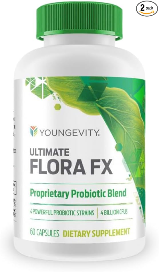 Youngevity Ultimate Flora FX - 60 Capsules - 2 Bottles