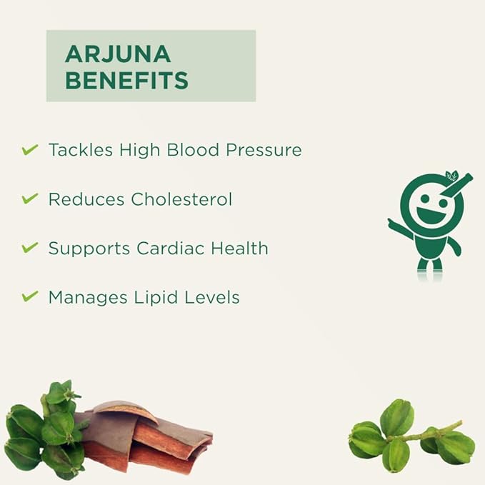 ATS Organic Arjun ki Chaal Powder - 500 Gm - Terminalia Arjuna - Double Filtered 100% Arjun Bark Fine Powder (500 g)