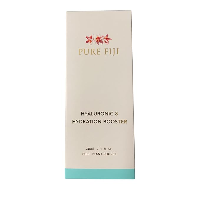 Pure Fiji Hyaluronic Acid Booster for Face Moisturizer Hyaluronic Acid Serum and Collagen Face Serum Help Moisturization and Smooth Fine Lines and Wrinkles (1 Fl.oz /30ml)