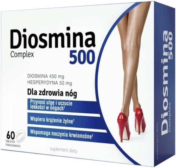 DIOSMINA Complex 60 Tablets - Micronized Diosmin Hesperidin Rutin Butcher's Broom Extract - Anti Cellulite Action
