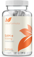 Extra Strength SAMe 500mg - Easy Absorption 500mg S-Adenosyl-L-Methionine SAM e Supplement - Gentle Joint Bone and Mood Support Supplement for Men and Women - Made in a cGMP US Lab (90 Servings)