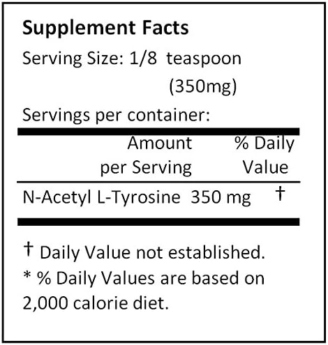 N-Acetyl L-Tyrosine 250g (8.8 oz) Pure Powder AJI Quality Better Bioavailability Energy Ingredient