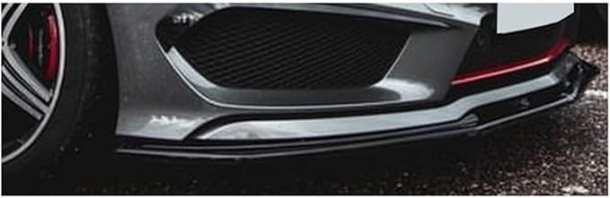 Compatible with Benz CLA Class C117 CLA200 260 CLA45 AMG 2013-2015 Car Front Bumper Lip Spoiler Splitter Bumper Canard Protector (Color : Gloss Black) binbin06792 store