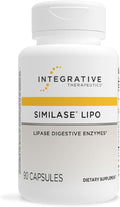 Integrative Therapeutics Similase Lipo - Digestion Supplement for Daily Enzyme Support* - Gastrointestinal Health &amp Gut Support Supplement - Dairy-Free &amp Vegan - 90 Capsules (45 Servings)