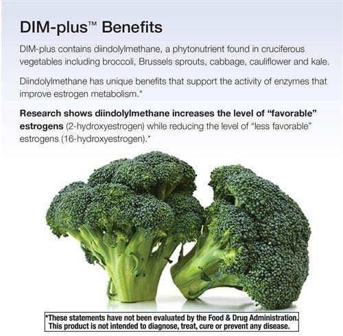Nature's Way Dim-Plus Diindolylmethane Vegetarian Capsules 120-Count (Packaging May Vary) Pack of 2