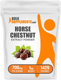 BulkSupplements.com Horse Chestnut Extract Powder - Horse Chestnut Supplement Herbal Supplement - Gluten Free 700mg per Serving 1kg (2.2 lbs) (Pack of 1)