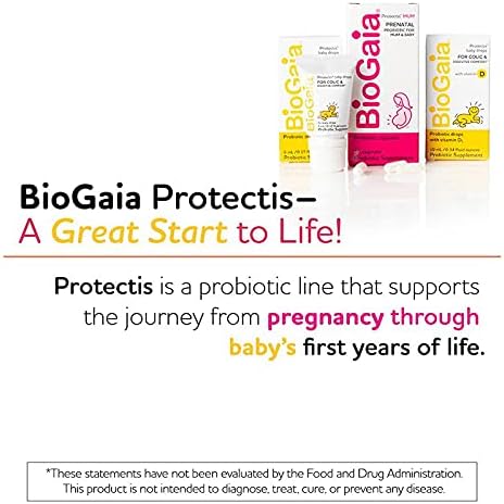 BioGaia Protectis Mum | A Prenatal Probiotic | Helpful for Mom &amp Baby | Support Baby's Developing Digestive &amp Immune Systems | Boosts Mom's Immune Defenses &amp Promotes Good Digestive Health