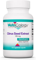 Allergy Research Group Nutricology Citrus Seed Extract Supplement - Grapefruit Seed Extract 250mg Supports Metabolic Function Vegetarian Capsules - 150 Count