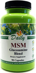 Daily Manufacturing MSM Glucosamine Blend (MSM Glucosamine (Vegan) Vitamin C &amp Grape Seed Extract)