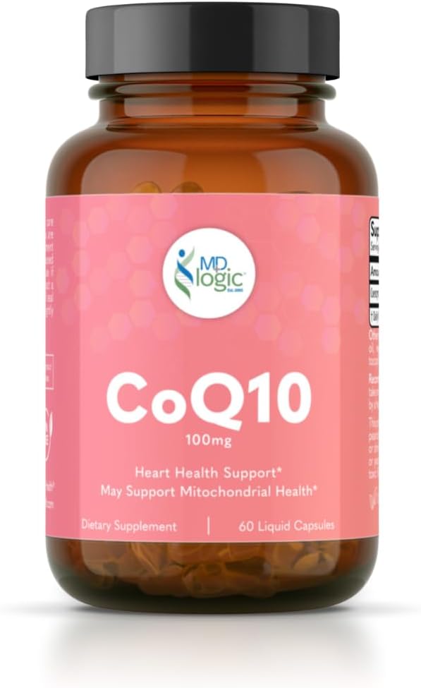 MD Logic Health CoQ10 Heart and Mitochondrial Health Support - Made in New York