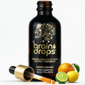 EarlyBird Brain Drops Brain Supplements for Memory and Focus Vitamin B Complex with Cognizin Citicoline Huperzine A B6 Folate and B12 Memory and Cognitive Support Non-Caffeinated Vegan Formula