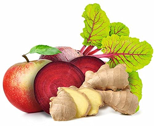 Biotta Organic Apple Beet Ginger Juice - Superfood Blend with Organic Beetroot Juice Apple and Ginger Root (16.9 Fl Oz Pk of 6)
