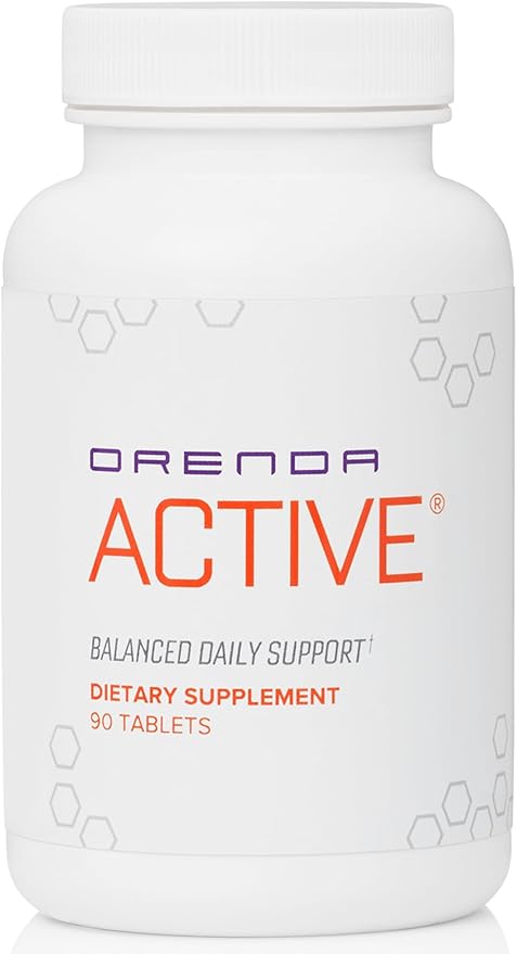 Orenda Active® | All 8 Forms Vitamin E BioFolate® &amp Young &amp Active™ Blend | Energy &amp Immune Support | Men &amp Women | 90 Tablets