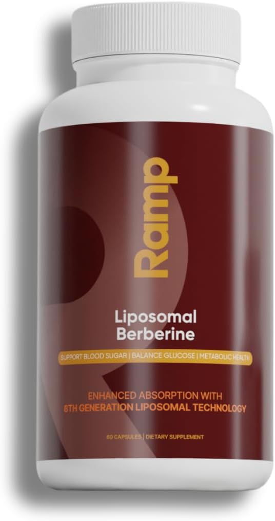 Liposomal Berberine – 300mg Berberine HCl – Metabolic Wellness &amp Gut Balance – High Absorption Capsules – Vegan Non-GMO – 60 Capsules