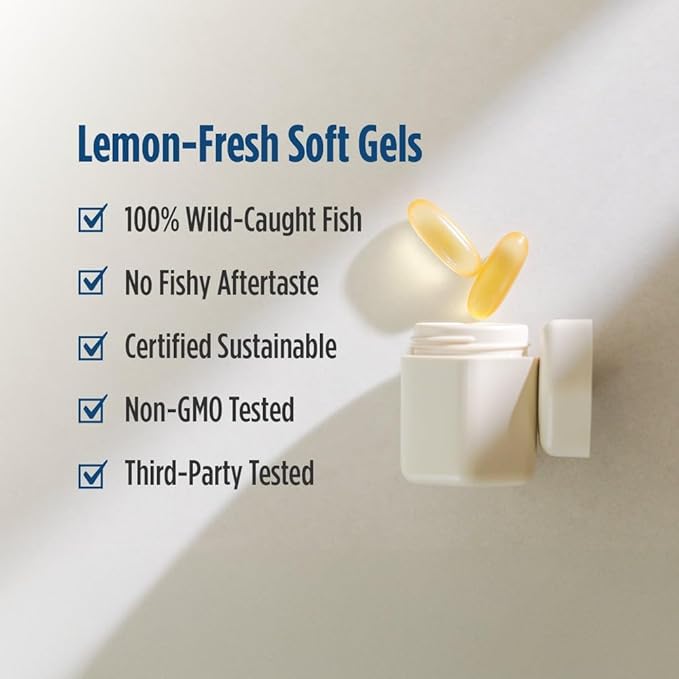 Nordic Naturals ProEFA 3-6-9 Lemon Flavor - 90 Soft Gels - 565 mg Omega-3 - EPA &amp DHA with Added GLA - Healthy Skin Cognition &amp Positive Mood - Non-GMO - 45 Servings