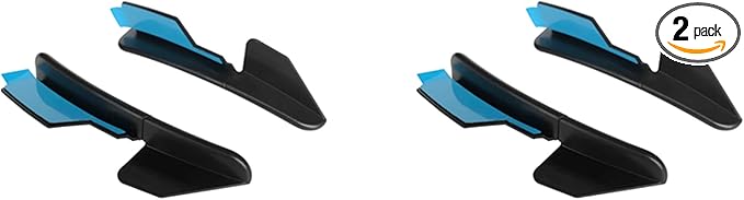 4X Car Rear Bumper Cover Trim Flare Extension Wheel Eyebrow for CLA C117 CLA45 CLA180 2013-2019 Black&ampBlue 750059925