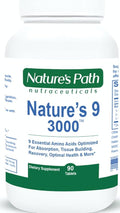 Nature's 9 3000 Essential Amino Acids Supplement Best EAA Amino Acid Complex All 9 Essential Amino Acid Pills Vegan Aminos 90 Pill 1 Gram Per Tablet