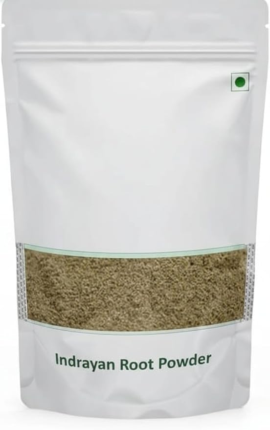 Indrayan Root Powder-Indrain Jadd Powder-Indrayun-Bitter Apple Powder- Citrullus colocynthis_100 Gram
