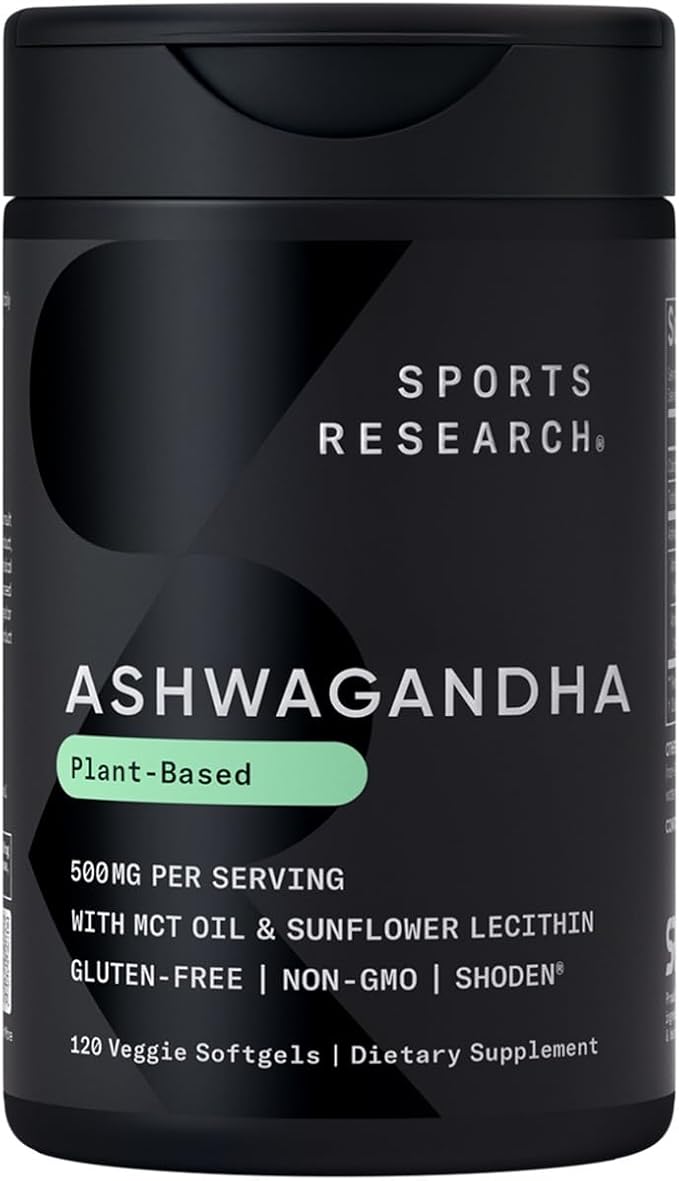 Sports Research® Multivitamins Pack - Natural Ayurvedic Adaptogen Made with Shoden® Ashwagandha + Turmeric Curcumin C3 Complex + Vegan Vitamin D 5000iu &amp Mk7 Vitamin K 100mcg