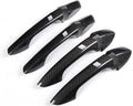 New Carbon Fiber Handle Covers Compatible with Mercedes Benz CLA C117 2013-2018 CLA180 CLA200 CLA 220 CLA250 (Four Door with Touch Auto Lock)