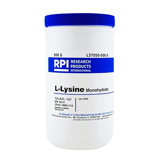 RPI L37050-500.0 L-Lysine Monohydrate 500g
