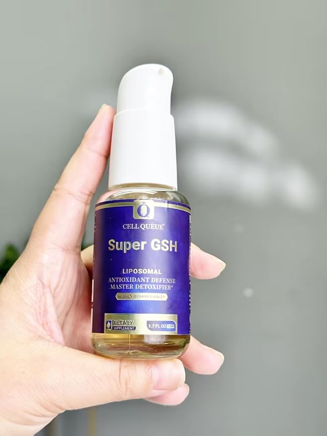 Liposomal Glutathione - Liquid Glutathione Supplement for Immune Support Liver Detox &amp Healthy Aging - Antioxidant Defense - Superior Absorption1.7 fl oz
