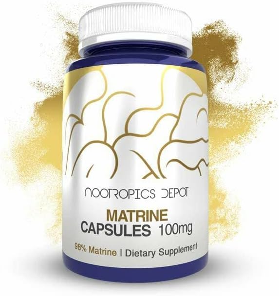 Matrine Capsules | 100mg | 98% | Sophora flavescens Extract | 60 ct