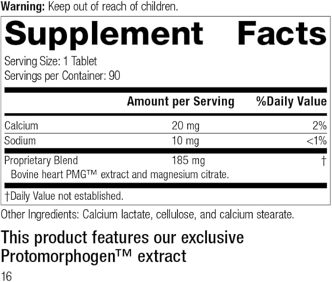 Cardiotrophin PMG 90 Tablets - for Cardiovascular System Support - Original Unopened