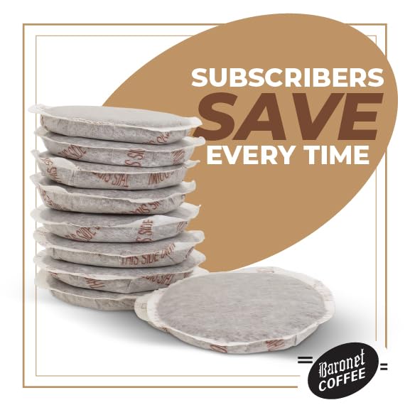 Baronet Coffee Pods [House Blend-54 Pods] Single Cup Use for Basket Brew [3 Boxes of 18 Single Serve 10 Gram] Regular Strength Light Roast [House Blend]
