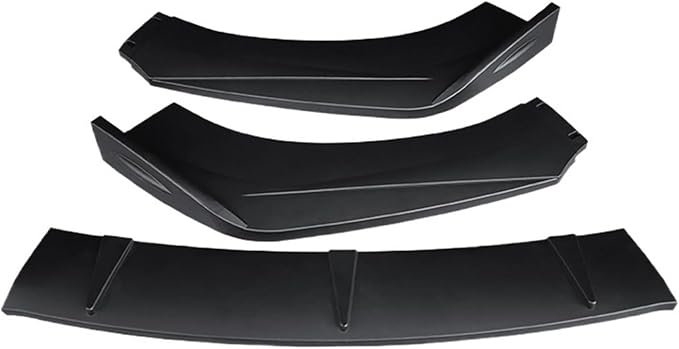3Pcs Car Accessories Bumper Lip Side Sport Splitter Spoiler Body Kit Compatible For Benz CLA Class CLA200 CLA250 2013 15 19 2022(Matte Black)