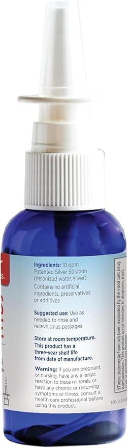 American Biotech Labs Silver Biotics Sinus Rinse | Sprayer | 2 fl. oz. (Pack of 2)