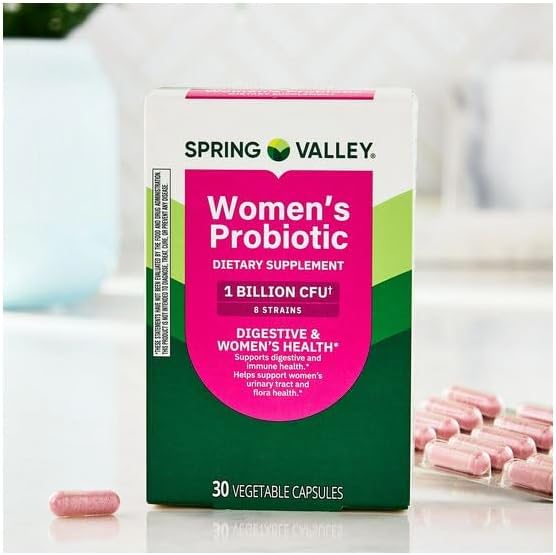 H4U Spring Valley Extra Strength Probiotic Vegetable Capsules for Digestive Health (Women's - 30 Count)