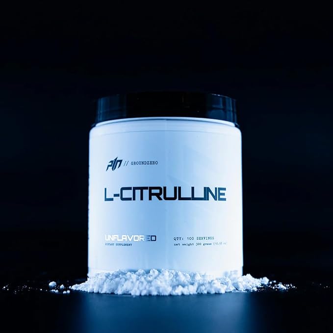 Project #1 L-Citrulline Powder Unflavored 100 Servings Pre-Workout Performance Supplement for Blood Flow and Muscle Recovery
