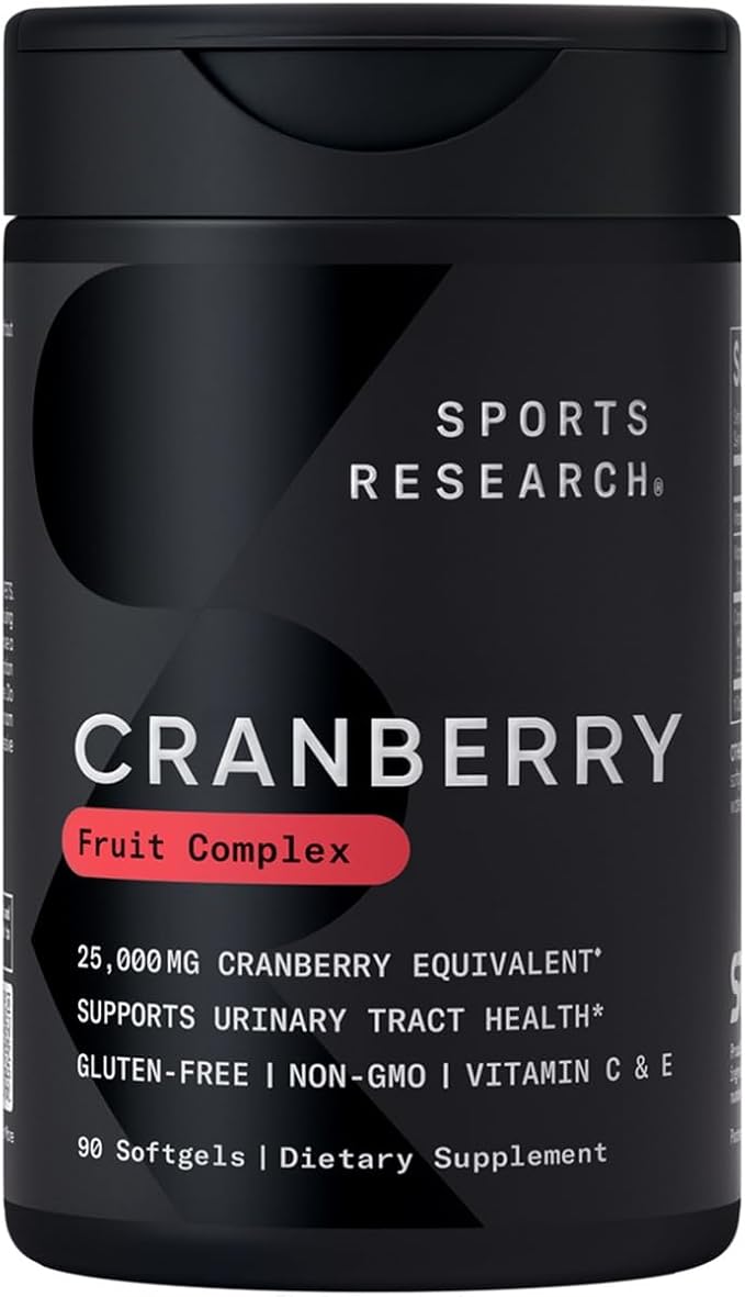 Sports Research Superfood Nutrients - Montmorency Tart Cherry Concentrate Cranberry Fruit Complex (with Pacran &amp Vitamins C &amp E) &amp Whole Fruit Blueberry Concentrate (from Organic Blueberr