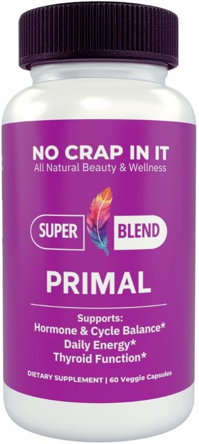 No Crap In It Primal Beef Organ Capsules – Grass Fed Desiccated Beef Liver Heart &amp Kidney Supplement for Women &amp Men – Ancestral Multivitamin Natural Energy &amp Hormone Support – 60 Capsul