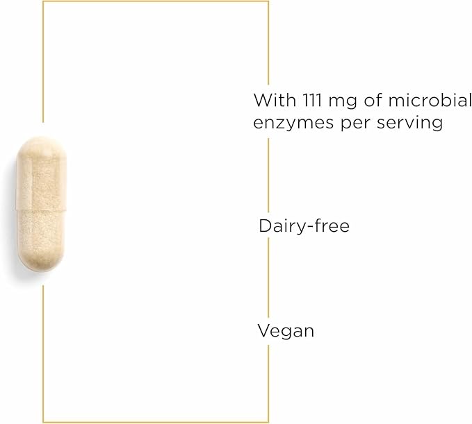 Integrative Therapeutics Lipase Concentrate-HP - Digestive Enzyme Supplement for the Digestion of Fats* - Nutrient Absorption &amp GI Tract Health Support* - Dairy-Free &amp Vegan - 90 Count (45 Ser