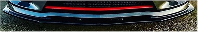 Compatible With Benz CLA Class C117 CLA200 260 CLA45 AMG 2013-2015 Car Front Bumper Lip Spoiler Splitter Bumper Canard Protector (Color : Carbon Look)