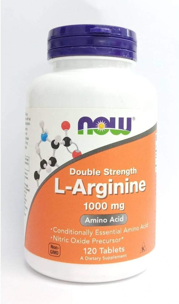Now Foods L-Arginine 1000 mg - 120 Tabs 6 Pack