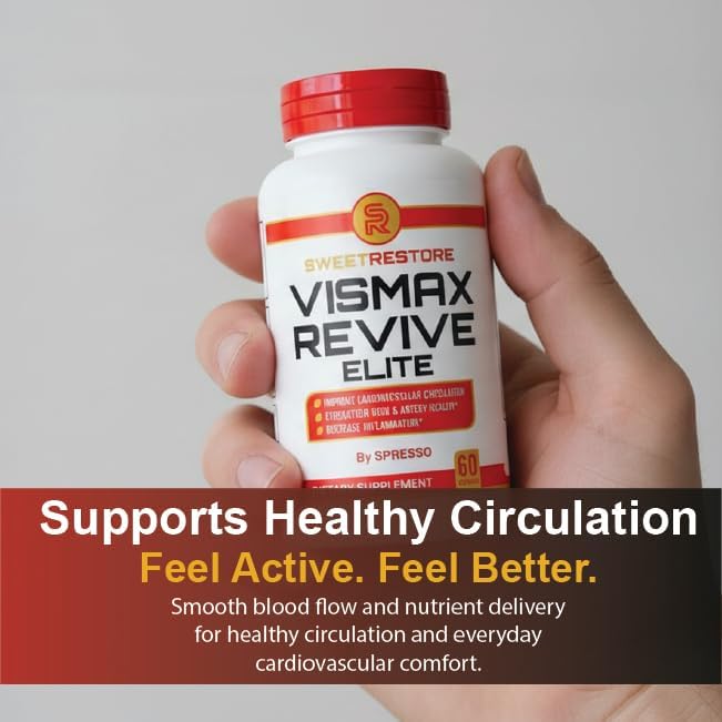(2 Pack) SweetRestore Vismax Revive Elite Capsules Official Vismax Revive Support Supplement With Premium Ingredients All Natural Advanced Formula for Overall Health &amp Wellness Reviews (120Capsu