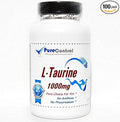 L-Taurine 1000mg // 100 Capsules // Pure // by PureControl Supplements