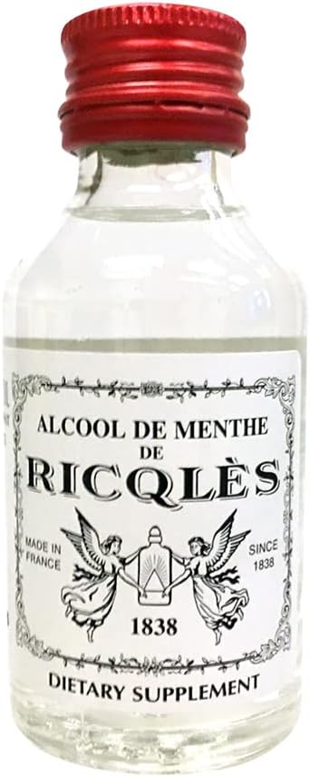 Ricqles Peppermint Oil Dietary Supplement (Supports Healthy Digestion Intestinal Comfort) (1.69 fl. oz per Bottle) (2 Bottles) (Product of France)