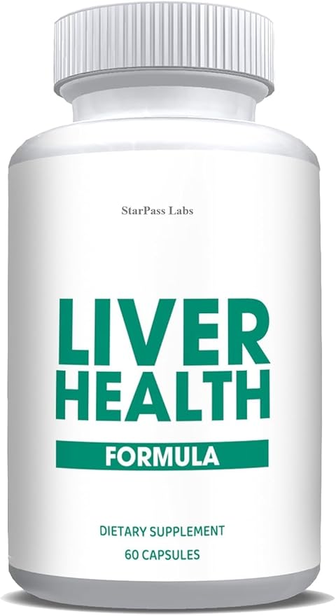 Pure Liver Health | Liver Detox &amp Cleansing Repair Formula with Natural Nutrients Vital to Liver 60 Veggie Caps