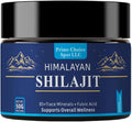 Himalayan Shilajit Resin 50g | Pure Gold Grade Mumiyo from Gilgit-Baltistan | Raw Mineral Pitch with Fulvic &amp Humic Acid | 85+ Trace Minerals